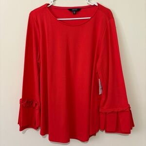 IMNYC Ruffle Sleeve Top